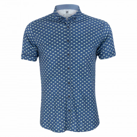 SALE % | Desoto | Freizeithemd - Modern Fit - Button Down | Blau online im Shop bei meinfischer.de kaufen