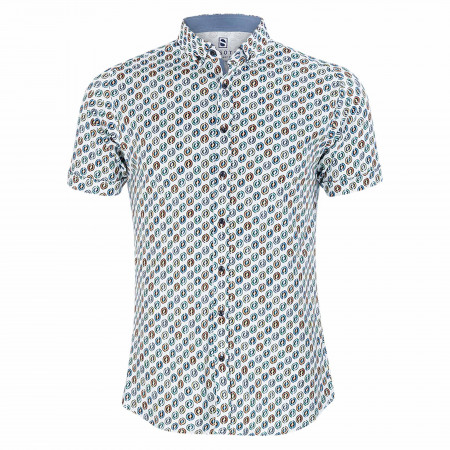 SALE % | Desoto | Freizeithemd -  Modern Fit - Button Down | Bunt online im Shop bei meinfischer.de kaufen