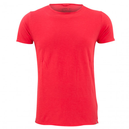 SALE % |  | T-Shirt - Modern Fit - Inside-Out-Look | Rot online im Shop bei meinfischer.de kaufen