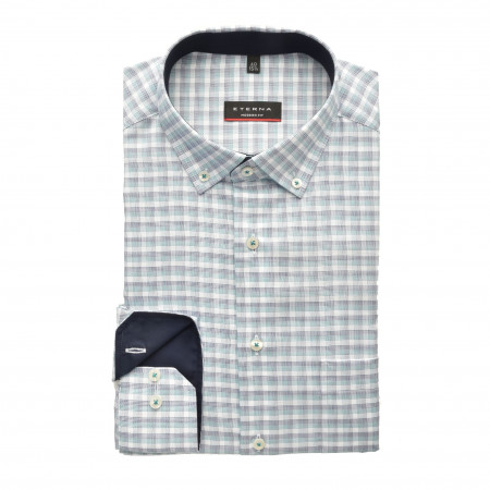 SALE % | Eterna | Cityhemd - Modern Fit - Button-Down | Grün online im Shop bei meinfischer.de kaufen