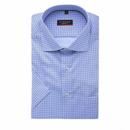 SALE % | Eterna | Hemd - Regular Fit - Print | Blau online im Shop bei meinfischer.de kaufen