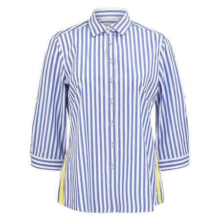 SALE % | Eterna | Hemdbluse - Loose Fit - Stripes | Blau online im Shop bei meinfischer.de kaufen