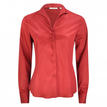 SALE % | Eterna | Hemdbluse - Regular Fit - unifarben | Rot online im Shop bei meinfischer.de kaufen
