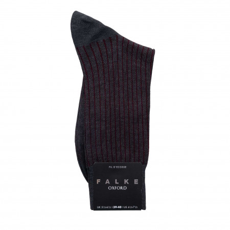 SALE % | Falke | Socken - Oxford Stripe | Grau online im Shop bei meinfischer.de kaufen