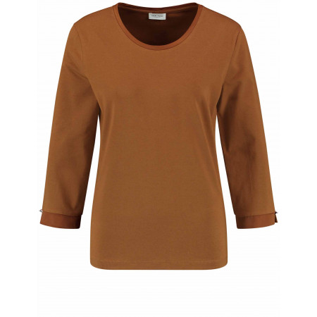 SALE % | Gerry Weber Collection | Shirt - Regular Fit - 3/4-Arm | Braun online im Shop bei meinfischer.de kaufen