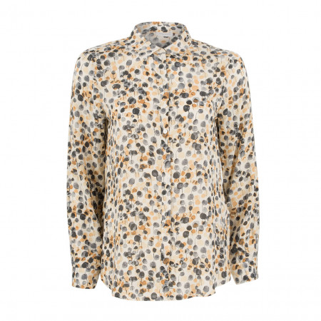 SALE % | Gerry Weber Collection | Hemdbluse - fitted - Muster | Beige online im Shop bei meinfischer.de kaufen
