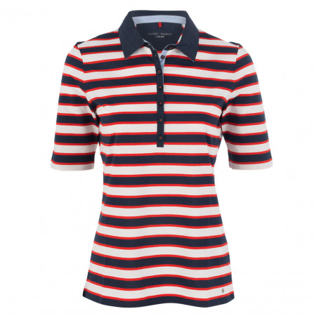 SALE % | Gerry Weber Casual | Poloshirt - Regular Fit - Stripes | Rot online im Shop bei meinfischer.de kaufen