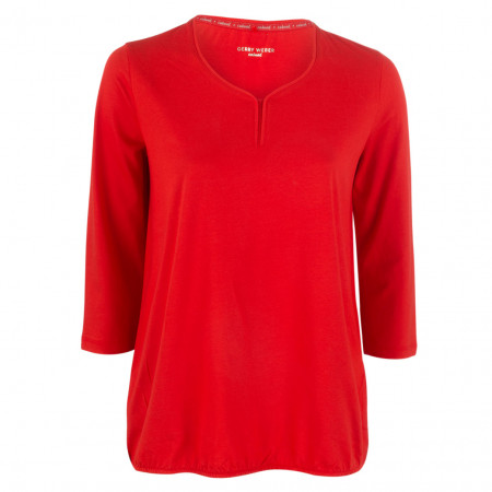 SALE % | Gerry Weber Edition | Shirt - Comfort Fit - 3/4-Arm | Rot online im Shop bei meinfischer.de kaufen