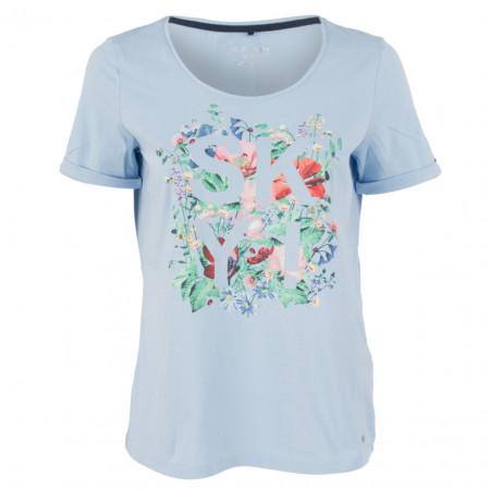 SALE % | Gerry Weber Casual | T-Shirt - Comfort Fit - Print | Blau online im Shop bei meinfischer.de kaufen