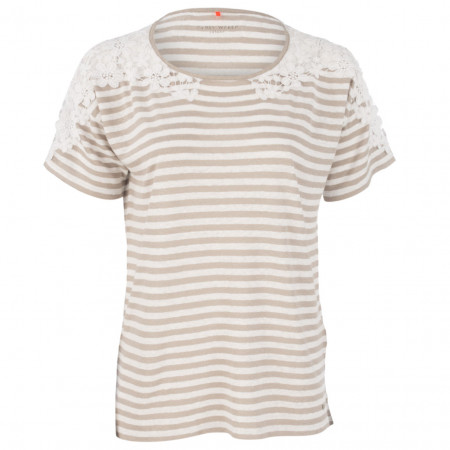 SALE % | Gerry Weber Casual | Shirt - Comfort Fit - Stripes | Beige online im Shop bei meinfischer.de kaufen