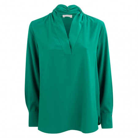 SALE % | Gerry Weber Collection | Bluse - Regular Fit - unifarben | Grün online im Shop bei meinfischer.de kaufen