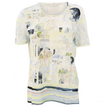 SALE % | Gerry Weber Collection | T-Shirt - Comfort Fit - Muster | Weiß online im Shop bei meinfischer.de kaufen