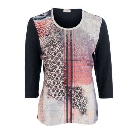 SALE % | Gerry Weber Collection | Jerseyshirt - Regular Fit - Pailletten | Bunt online im Shop bei meinfischer.de kaufen
