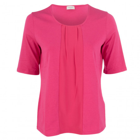 SALE % | Gerry Weber Casual | Shirt - Comfort Fit - Crewneck | Pink online im Shop bei meinfischer.de kaufen