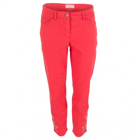SALE % | Gerry Weber Edition | Jeans - Slim Fit  - cropped | Rot online im Shop bei meinfischer.de kaufen
