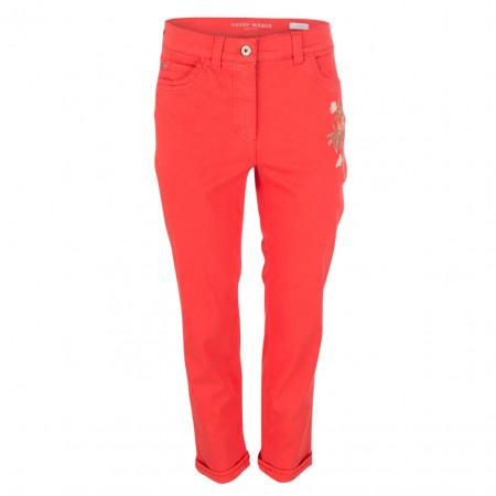 SALE % | Gerry Weber Edition | Jeans - Feminine Fit - 5 Pocket | Rot online im Shop bei meinfischer.de kaufen