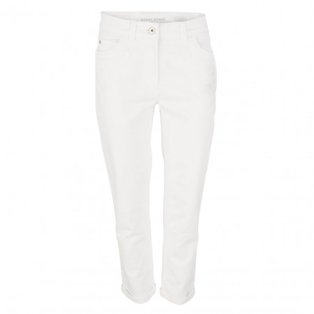 SALE % | Gerry Weber Edition | Jeans - Feminine Fit - 5 Pocket | Weiß online im Shop bei meinfischer.de kaufen
