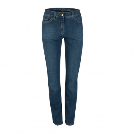 SALE % | Gerry Weber Edition | Jeans - Feminine Fit - blau | Blau online im Shop bei meinfischer.de kaufen