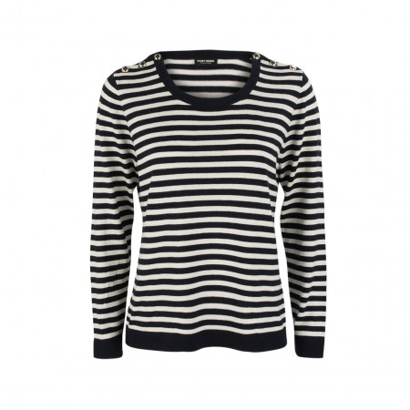 SALE % | Boss Casual | Pullover - Regular Fit - Stripes | Schwarz online im Shop bei meinfischer.de kaufen