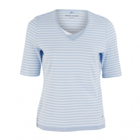 SALE % | Boss Casual | Jerseyshirt - Regular Fit - Stripes | Blau online im Shop bei meinfischer.de kaufen