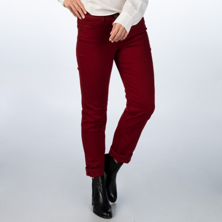 SALE % | Gerry Weber Edition | Jeans - Slim Fit - Low Rise | Rot online im Shop bei meinfischer.de kaufen