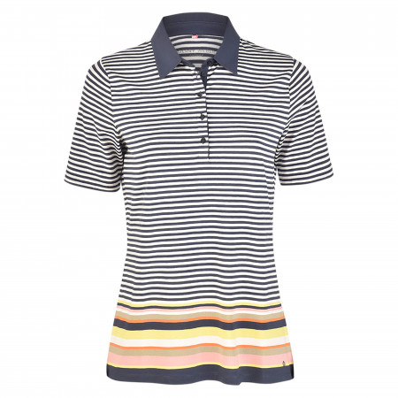 SALE % | Gerry Weber Casual | Poloshirt - Regular Fit - Stripes | Blau online im Shop bei meinfischer.de kaufen