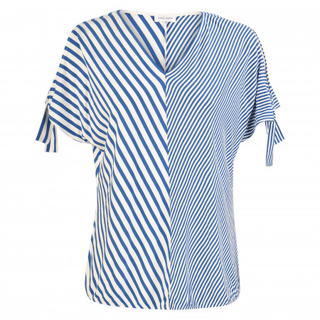 SALE % | Gerry Weber Collection | Jerseyshirt - Comfort Fit - Stripes | Blau online im Shop bei meinfischer.de kaufen