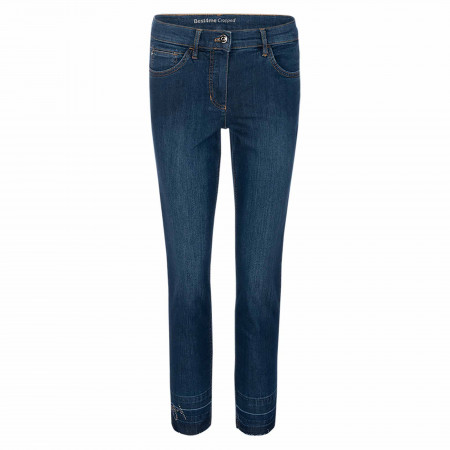 SALE % | Gerry Weber Edition | Jeans - Regular Fit - Cropped | Blau online im Shop bei meinfischer.de kaufen