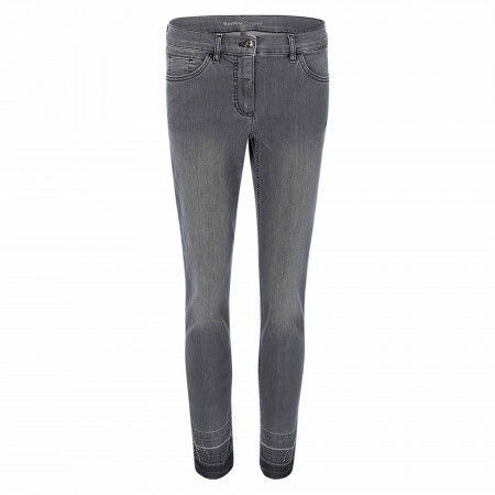 SALE % | Gerry Weber Edition | Jeans - Regular Fit - Cropped | Grau online im Shop bei meinfischer.de kaufen