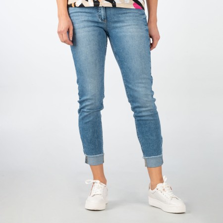 SALE % | Gerry Weber Edition | Jeans - Regular Fit - Cropped | Blau online im Shop bei meinfischer.de kaufen