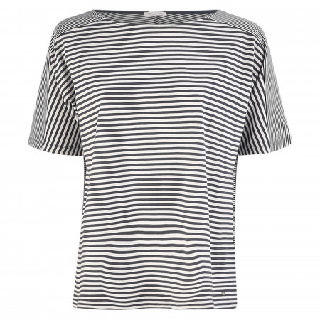SALE % | Gerry Weber Casual | T-Shirt - Loose Fit - Stripes | Blau online im Shop bei meinfischer.de kaufen