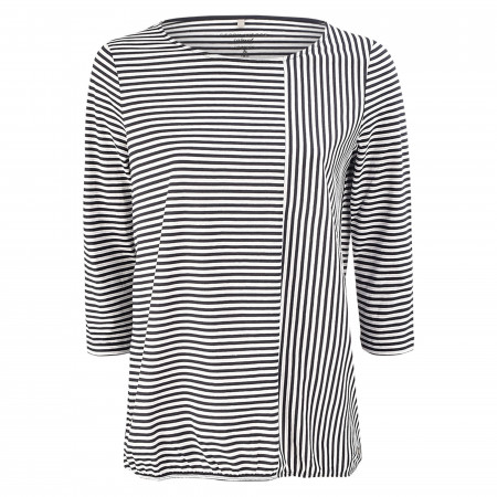 SALE % | Gerry Weber Casual | Shirt - Regular Fit - Stripes | Blau online im Shop bei meinfischer.de kaufen