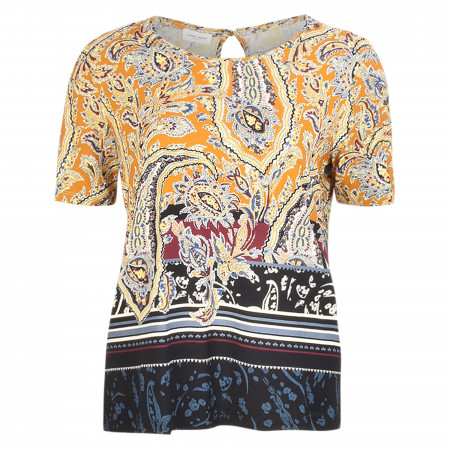 SALE % | Gerry Weber Collection | Shirt - Loose Fit - Print | Gelb online im Shop bei meinfischer.de kaufen
