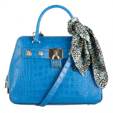 SALE % | GUESS | Handtasche - Anne Marie Dome Satchel | Blau online im Shop bei meinfischer.de kaufen