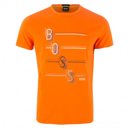 SALE % |  | T-Shirt - Regular Fit - Crewneck | Orange online im Shop bei meinfischer.de kaufen