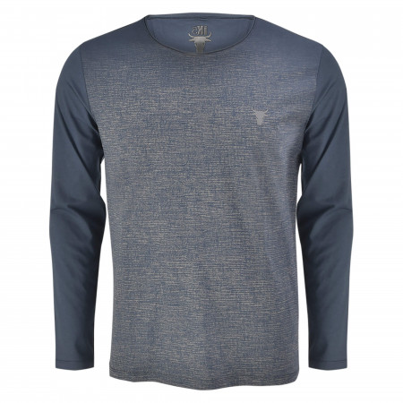 SALE % |  | T-Shirt - Regular Fit - langarm | Blau online im Shop bei meinfischer.de kaufen