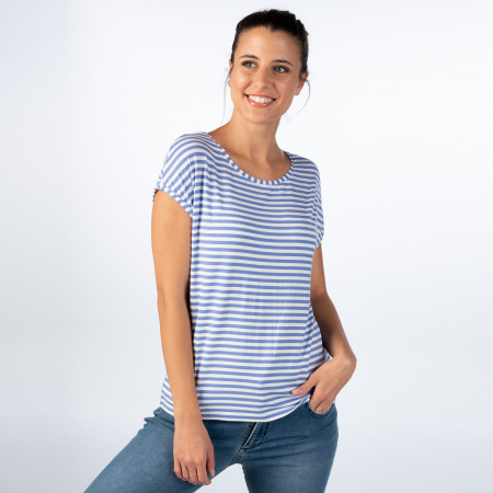 SALE % | Street One | Shirt - Loose Fit - Stripes | Blau online im Shop bei meinfischer.de kaufen