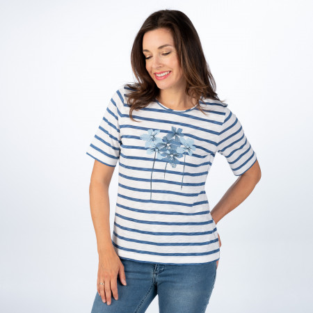 SALE % | Rabe | T-Shirt - Regular Fit - Print | Blau online im Shop bei meinfischer.de kaufen