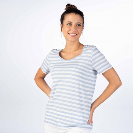 SALE % | Street One | T-Shirt - Regular Fit - Stripes | Blau online im Shop bei meinfischer.de kaufen