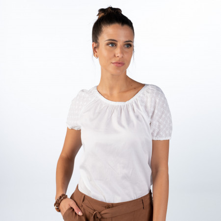 SALE % | Zero | Bluse - Regular Fit - unifarben | Weiß online im Shop bei meinfischer.de kaufen