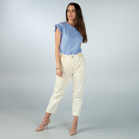 SALE % | MANGO | Jeans - Angela - High Waist | Gelb online im Shop bei meinfischer.de kaufen