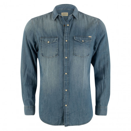 SALE % |  | Denimhemd - Modern Fit - Classic Kent | Blau online im Shop bei meinfischer.de kaufen