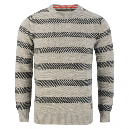 SALE % |  | Pullover - Regular Fit - Muster | Grau online im Shop bei meinfischer.de kaufen