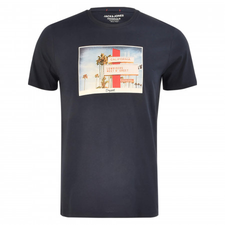 SALE % |  | T-Shirt - Regular Fit - Vintage-Print | Blau online im Shop bei meinfischer.de kaufen