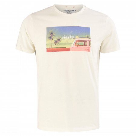 SALE % |  | T-Shirt - Regular Fit - Vintage-Print | Weiß online im Shop bei meinfischer.de kaufen