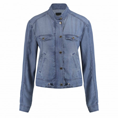 SALE % | Taifun | Jacke - Regular Fit - Jeans-Optik | Blau online im Shop bei meinfischer.de kaufen