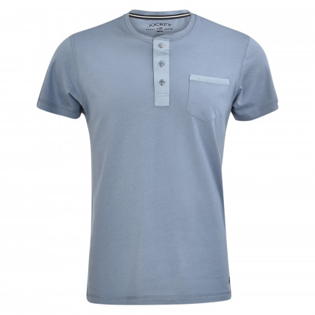 SALE % | Jockey | T-Shirt - Regular Fit - Henley | Blau online im Shop bei meinfischer.de kaufen