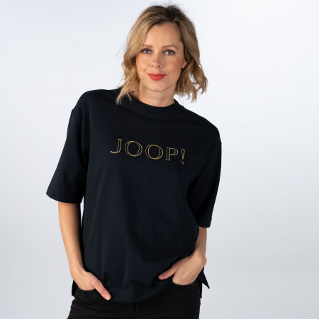 SALE % | JOOP! | T-Shirt - Loose Fit - Crewneck | Schwarz online im Shop bei meinfischer.de kaufen