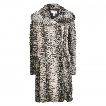 SALE % | Joseph Ribkoff | Mantel - Loose Fit - Fake Fur | Grau online im Shop bei meinfischer.de kaufen
