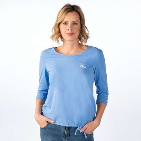 SALE % | Kenny S. | T-Shirt - Loose Fit - 3/4 Arm | Blau online im Shop bei meinfischer.de kaufen